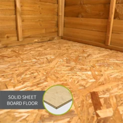 Mercia 12 X 8ft Overlap Apex Windowless Shed - Installation Included -Elise Bloom 12822594 2084833223963956