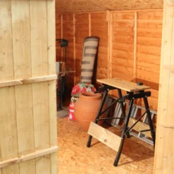 Mercia 12 X 8ft Overlap Apex Windowless Shed - Installation Included -Elise Bloom 12822594 2094833224110782