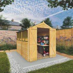 Mercia 8 X 6ft Overlap Apex Shed - Installation Included 13 Mercia 8 X 6ft Overlap Apex Shed - Installation Included -Elise Bloom 12822595 3425029433126178