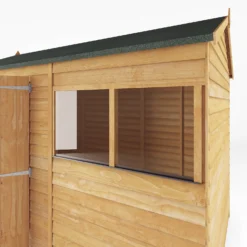 Mercia 10 X 6ft Overlap Reverse Apex Shed - Installation Included -Elise Bloom 12822603 1364980391797228