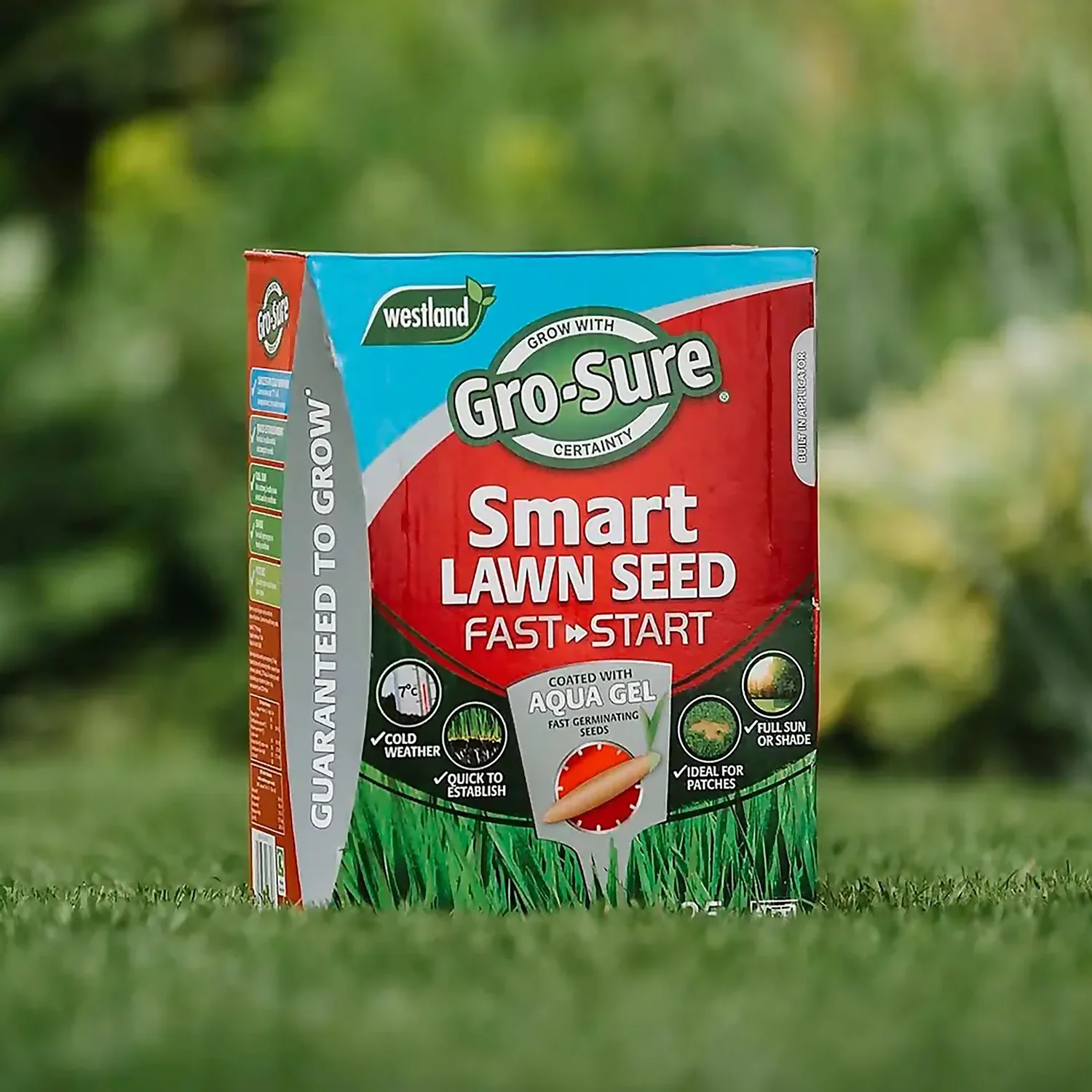 Gro-Sure Aqua Gel Coated Fast Start Smart Grass Lawn Seed 25m² 4 Gro-Sure Aqua Gel Coated Fast Start Smart Grass Lawn Seed 25m² - Image 2
