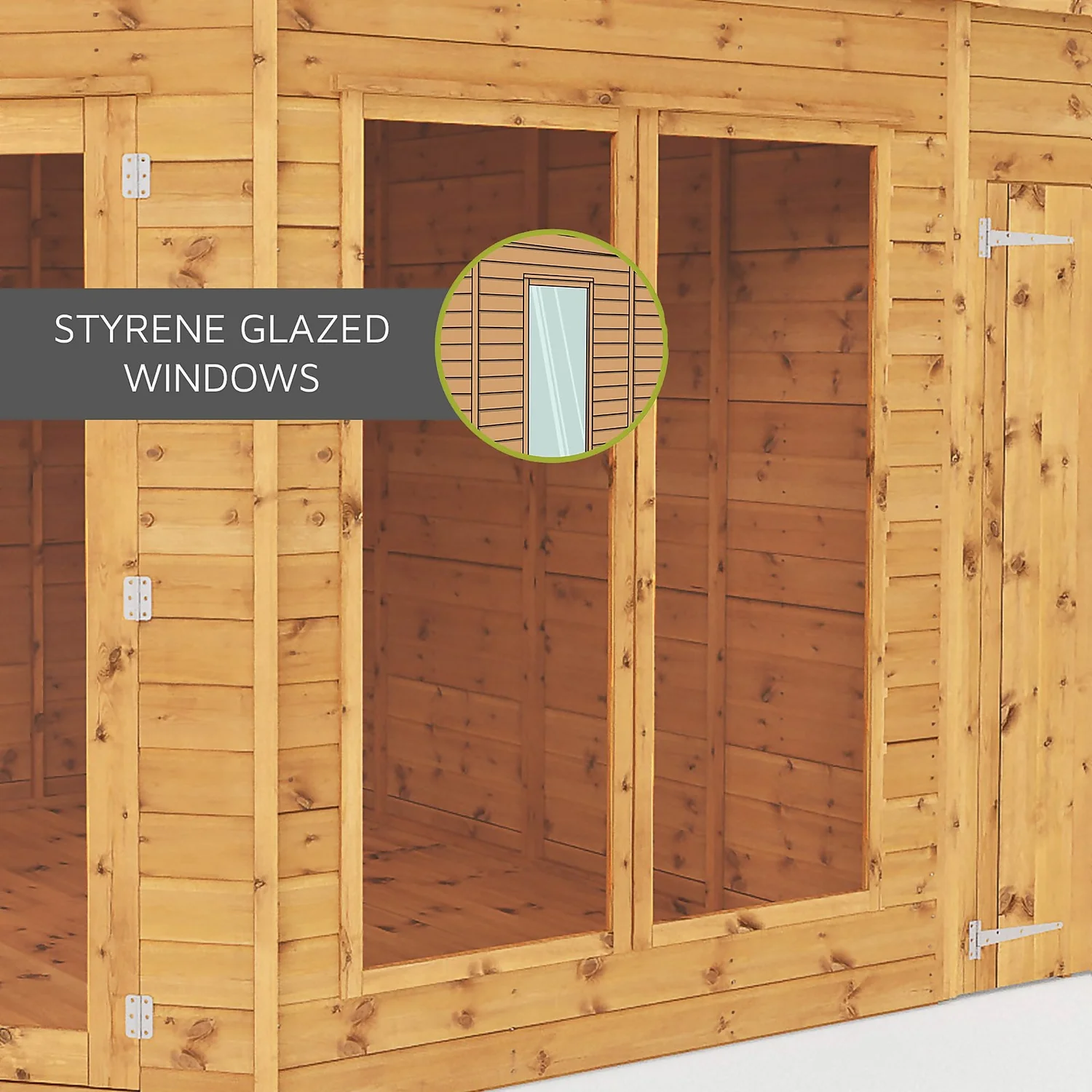 Mercia 7 X 7ft Traditional Summerhouse - Installation Included 11 Mercia 7 X 7ft Traditional Summerhouse - Installation Included - Image 9