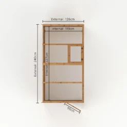 Mercia 8 X 4ft Lean To Greenhouse - Installation Included 17 Mercia 8 X 4ft Lean To Greenhouse - Installation Included -Elise Bloom 12822781 9325038447793946