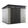 Keter Artisan 9 X 7ft Outdoor Garden Storage Pent Shed - Grey -Elise Bloom 12823643 8465036177364474
