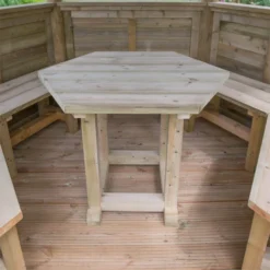 Forest (Installation Included) Thatch Roof Furnished Gazebo - 3.6m - Green 16 Forest (Installation Included) Thatch Roof Furnished Gazebo - 3.6m - Green -Elise Bloom 12823704 1394833218785233