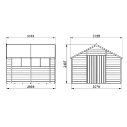 Forest 10 X 10ft Overlap Pressure Treated Double Door Apex Shed 20 Forest 10 X 10ft Overlap Pressure Treated Double Door Apex Shed -Elise Bloom 12823849 1694833219518130