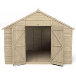 Forest 10 X 10ft Overlap Pressure Treated Double Door Apex Shed 14 Forest 10 X 10ft Overlap Pressure Treated Double Door Apex Shed -Elise Bloom 12823849 8134833219116049