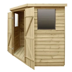 7x7ft Forest Overlap Pressure Treated Corner Shed - Incl. Installation 15 7x7ft Forest Overlap Pressure Treated Corner Shed - Incl. Installation -Elise Bloom 12823862 1134833219134160