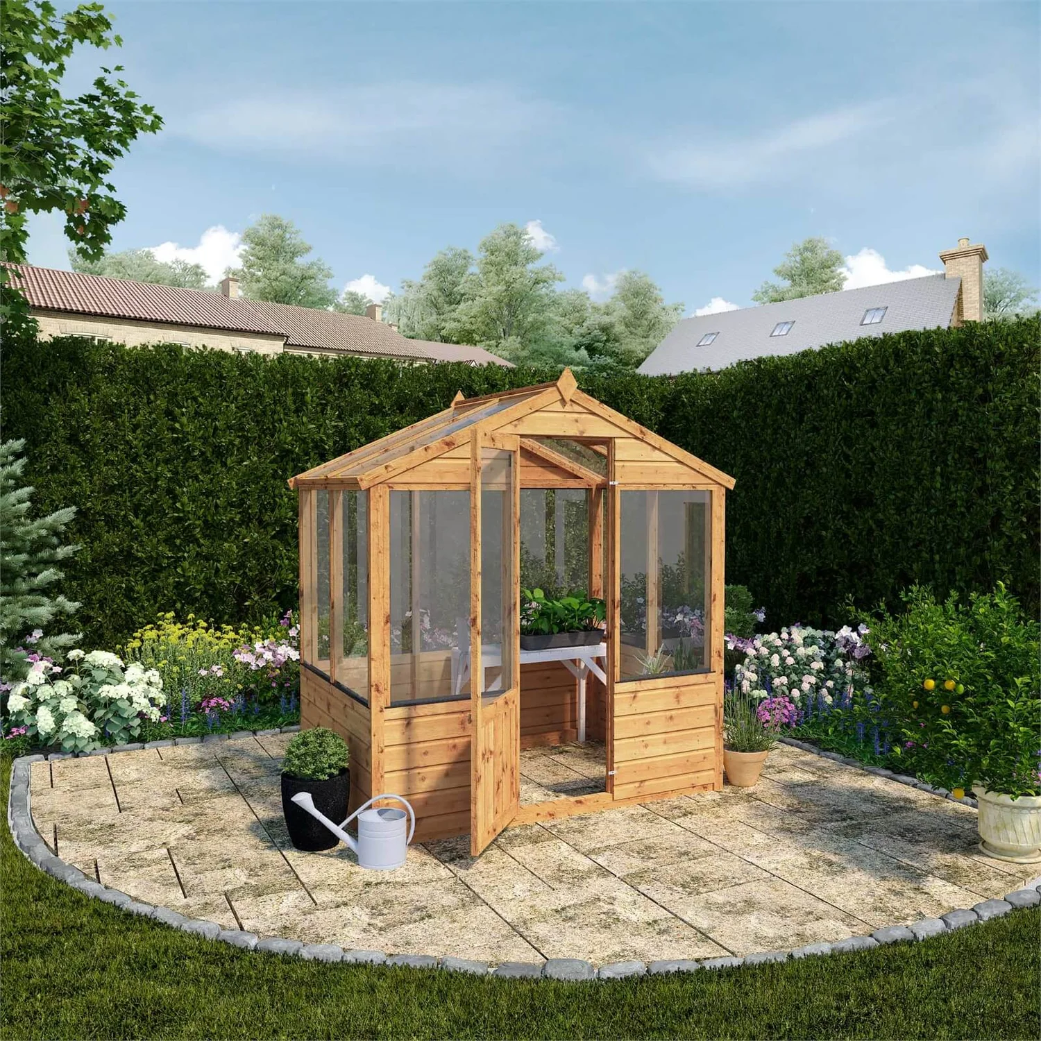 Mercia 4 X 6ft Traditional Greenhouse - Incl. Installation 4 Mercia 4 X 6ft Traditional Greenhouse - Incl. Installation - Image 2