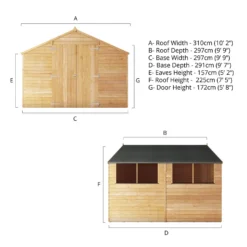 Mercia 10 X 10ft Overlap Apex Shed - Incl. Installation 20 Mercia 10 X 10ft Overlap Apex Shed - Incl. Installation -Elise Bloom 12825398 1525047801093278