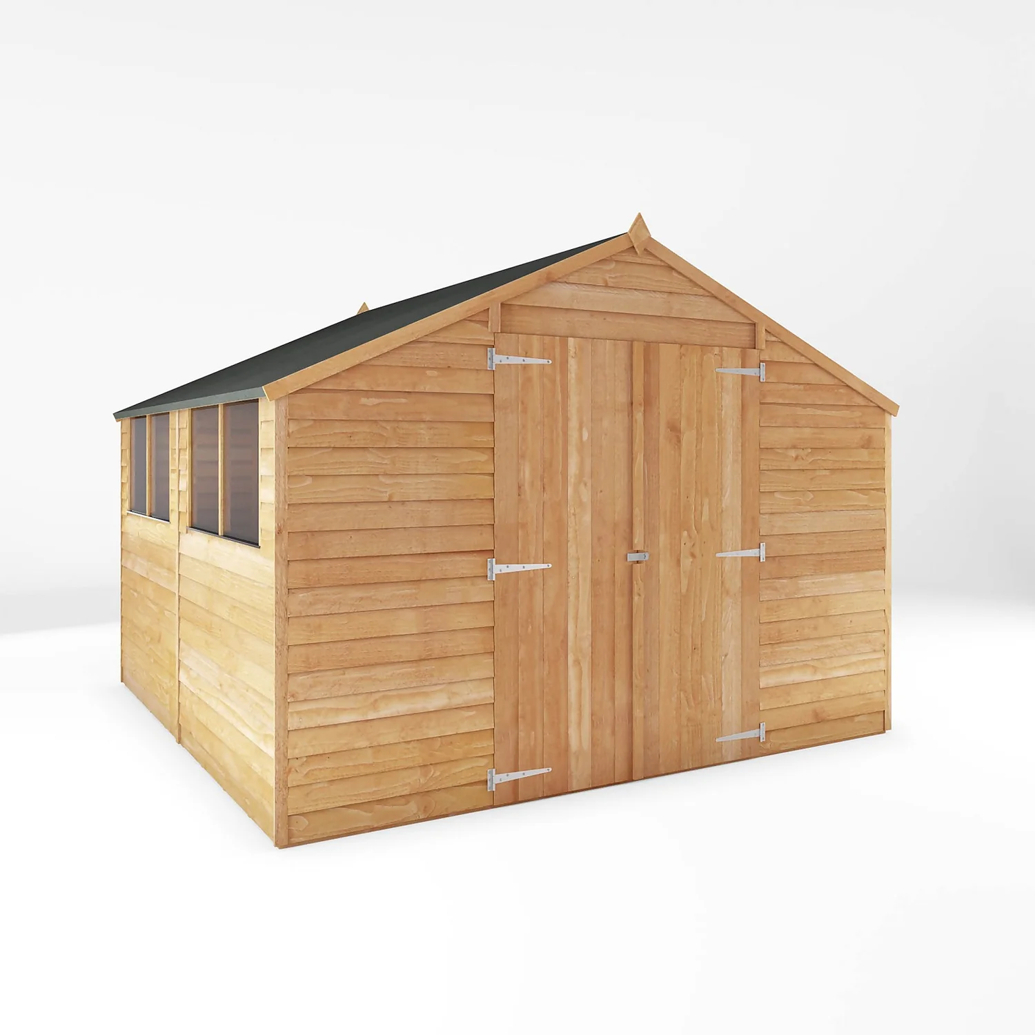 Mercia 10 X 10ft Overlap Apex Shed - Incl. Installation 3 Mercia 10 X 10ft Overlap Apex Shed - Incl. Installation