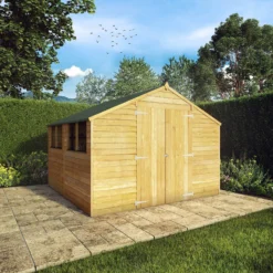 Mercia 10 X 10ft Overlap Apex Shed - Incl. Installation 14 Mercia 10 X 10ft Overlap Apex Shed - Incl. Installation -Elise Bloom 12825398 9935047800569406