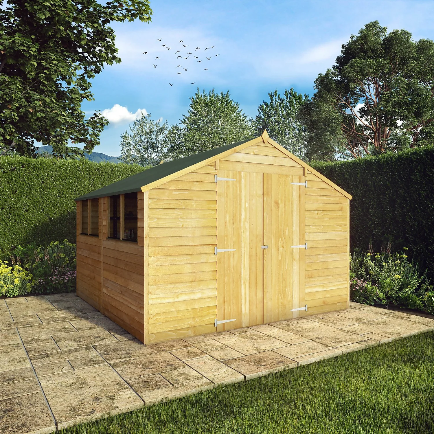 Mercia 10 X 10ft Overlap Apex Shed - Incl. Installation 5 Mercia 10 X 10ft Overlap Apex Shed - Incl. Installation - Image 3