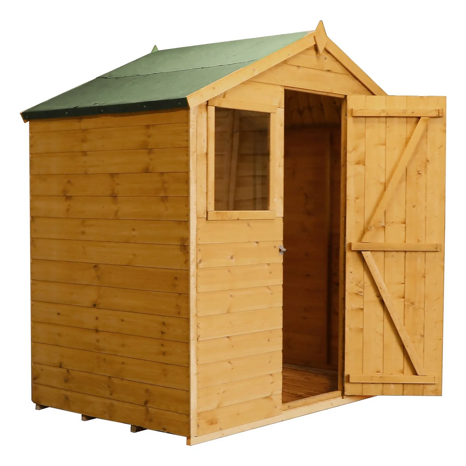 Mercia 4 X 6ft Shiplap Apex Shed - Included Installation 5 Mercia 4 X 6ft Shiplap Apex Shed - Included Installation - Image 3