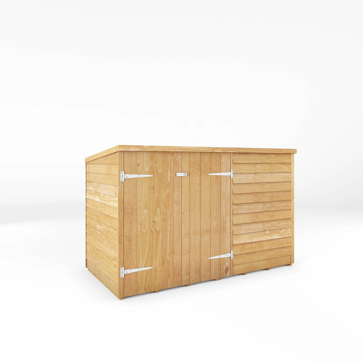 Mercia 6 X 3ft Overlap Pent Bike Shed - Incl. Installation 3 Mercia 6 X 3ft Overlap Pent Bike Shed - Incl. Installation