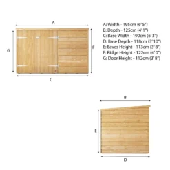 Mercia 6 X 4ft Overlap Pent Bike Shed - Incl. Installation 21 Mercia 6 X 4ft Overlap Pent Bike Shed - Incl. Installation -Elise Bloom 12825547 1374989186850584