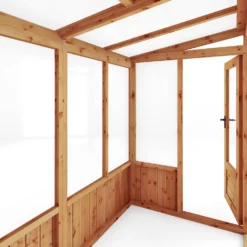 Mercia 8 X 4ft Lean To Greenhouse - Incl. Installation -Elise Bloom 12825553 2925047800836049