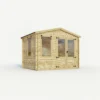 Mercia (Installation Included) 2.6x3.3m Sherwood 19mm Log Cabin 1 Mercia (Installation Included) 2.6x3.3m Sherwood 19mm Log Cabin -Elise Bloom 12825709 2044831951160910