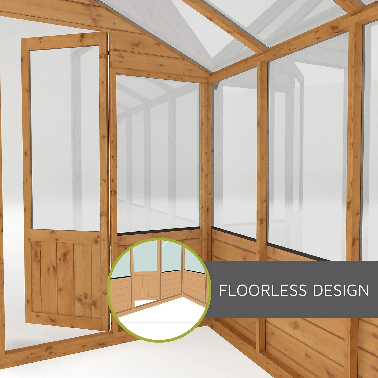 Mercia 12 X 6ft Traditional Apex Greenhouse Combi - Installation Included 11 Mercia 12 X 6ft Traditional Apex Greenhouse Combi - Installation Included - Image 9