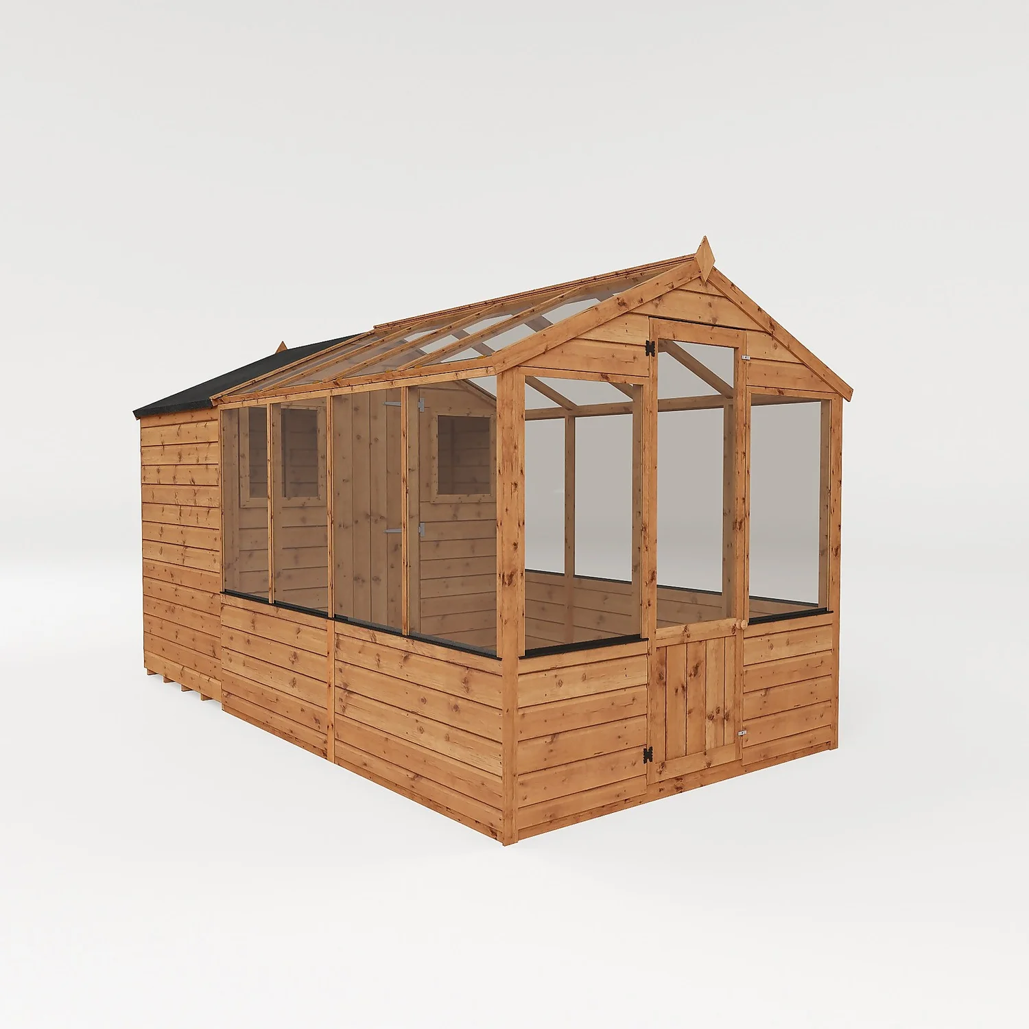 Mercia 12 X 6ft Traditional Apex Greenhouse Combi - Installation Included 3 Mercia 12 X 6ft Traditional Apex Greenhouse Combi - Installation Included