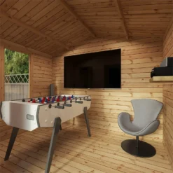 Mercia (Installation Included) 3.3x3.4m Sherwood 19mm Log Cabin 17 Mercia (Installation Included) 3.3x3.4m Sherwood 19mm Log Cabin -Elise Bloom 12825715 1054833219059202