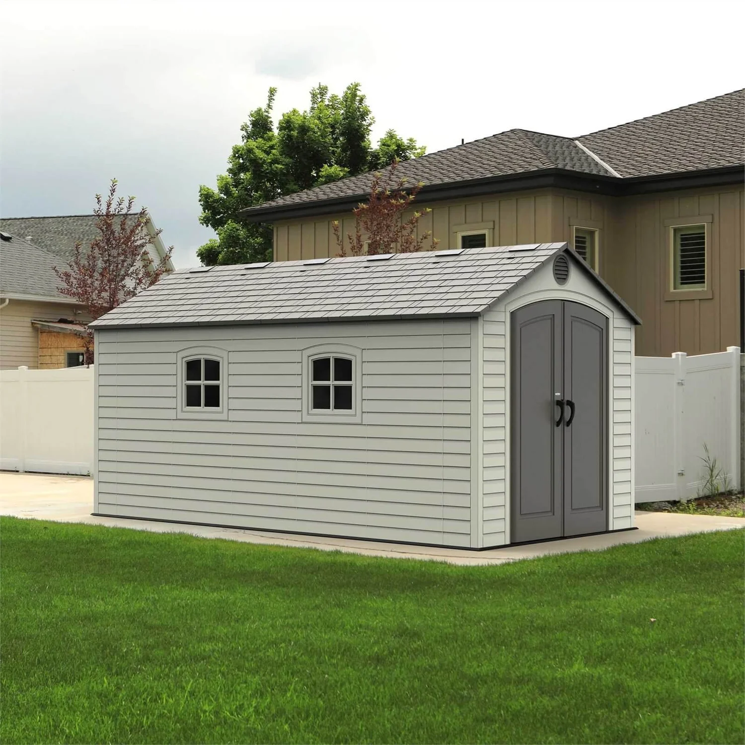 Lifetime 8 X 15ft Outdoor Storage Shed 4 Lifetime 8 X 15ft Outdoor Storage Shed - Image 2