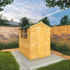 Mercia 6 X 4ft Overlap Apex Shed - Incl. Installation 14 Mercia 6 X 4ft Overlap Apex Shed - Incl. Installation -Elise Bloom 12827090 8755047800702375