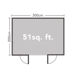 Harwood 3.0m X 2.0m Log Cabin 34kg Felt Plus Underlay 15 Harwood 3.0m X 2.0m Log Cabin 34kg Felt Plus Underlay -Elise Bloom 12832755 2024833200632098