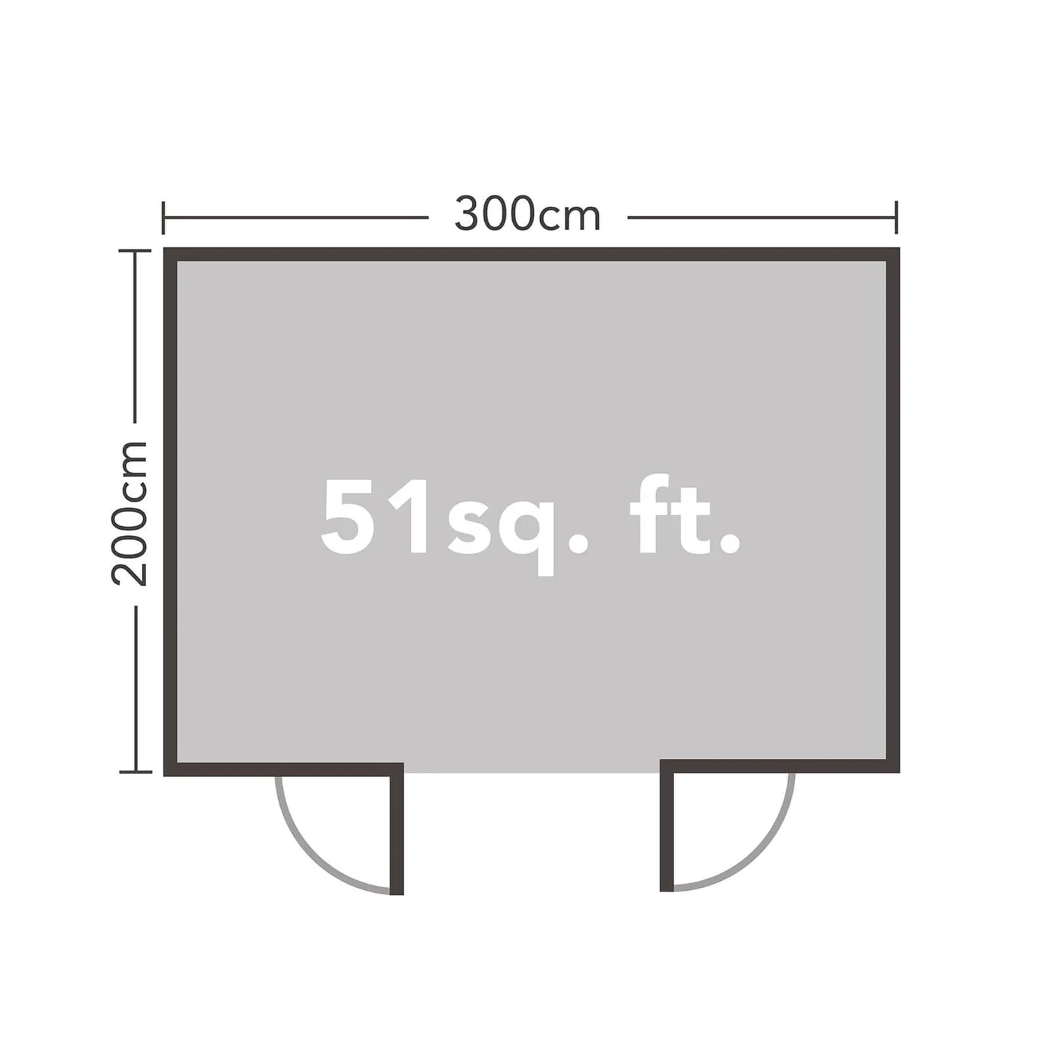Harwood 3.0m X 2.0m Log Cabin 34kg Felt Plus Underlay 9 Harwood 3.0m X 2.0m Log Cabin 34kg Felt Plus Underlay - Image 7