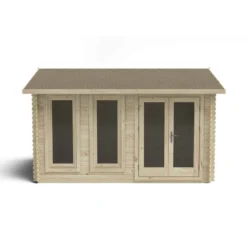 Chiltern 4.0m X 3.0m Log Cabin Single Glazed 24kg Felt, No Underlay 14 Chiltern 4.0m X 3.0m Log Cabin Single Glazed 24kg Felt, No Underlay -Elise Bloom 12832758 1654833200478453