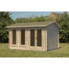Chiltern 4.0m X 3.0m Log Cabin Double Glazed 24kg Felt, Plus Underlay -Elise Bloom 12832766 1094831960170534
