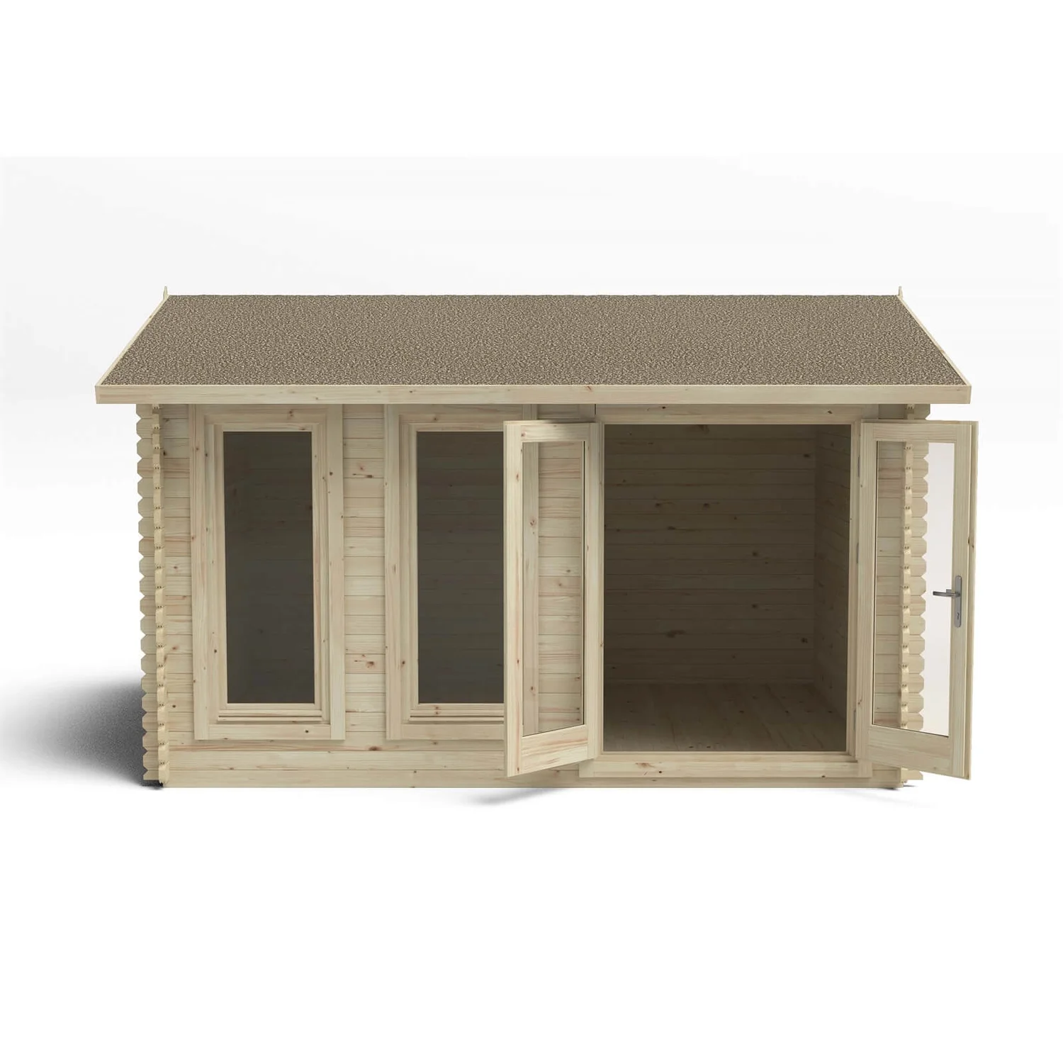 Chiltern 4.0m X 3.0m Log Cabin Double Glazed With Felt Shingles And Underlay 6 Chiltern 4.0m X 3.0m Log Cabin Double Glazed With Felt Shingles And Underlay - Image 4