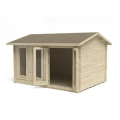 Chiltern 4.0m X 3.0m Log Cabin Double Glazed With Felt Shingles And Underlay 13 Chiltern 4.0m X 3.0m Log Cabin Double Glazed With Felt Shingles And Underlay -Elise Bloom 12832769 1754833195382377