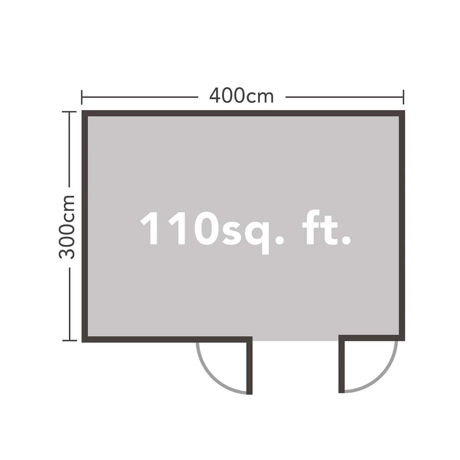 Chiltern 4.0m X 3.0m Log Cabin Double Glazed With Felt Shingles And Underlay 11 Chiltern 4.0m X 3.0m Log Cabin Double Glazed With Felt Shingles And Underlay - Image 9