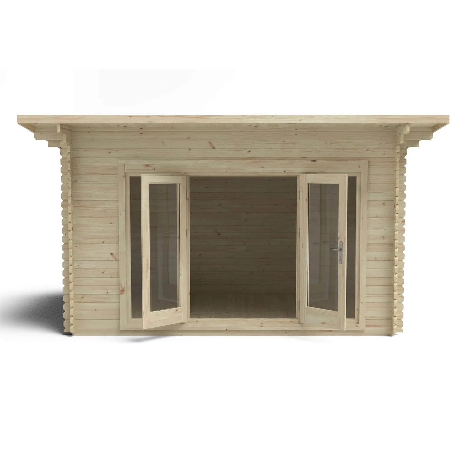 Melbury 4.0m X 3.0m Log Cabin Single Glazed 24kg Polyester Felt, No Underlay 7 Melbury 4.0m X 3.0m Log Cabin Single Glazed 24kg Polyester Felt, No Underlay - Image 5