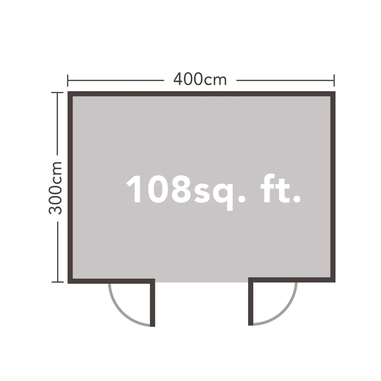 Melbury 4.0m X 3.0m Log Cabin Single Glazed 24kg Polyester Felt, No Underlay 12 Melbury 4.0m X 3.0m Log Cabin Single Glazed 24kg Polyester Felt, No Underlay - Image 10