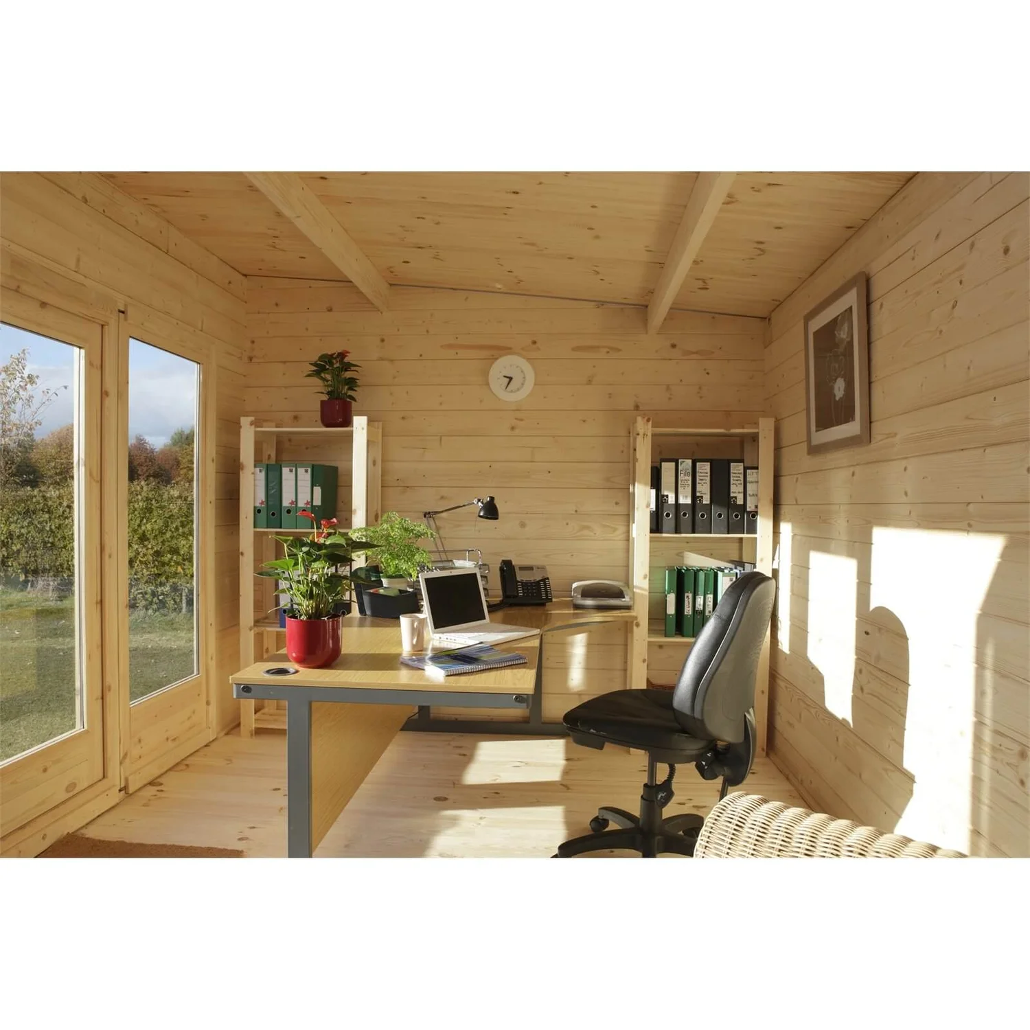 Melbury 4.0m X 3.0m Log Cabin Single Glazed 24kg Polyester Felt, No Underlay 8 Melbury 4.0m X 3.0m Log Cabin Single Glazed 24kg Polyester Felt, No Underlay - Image 6