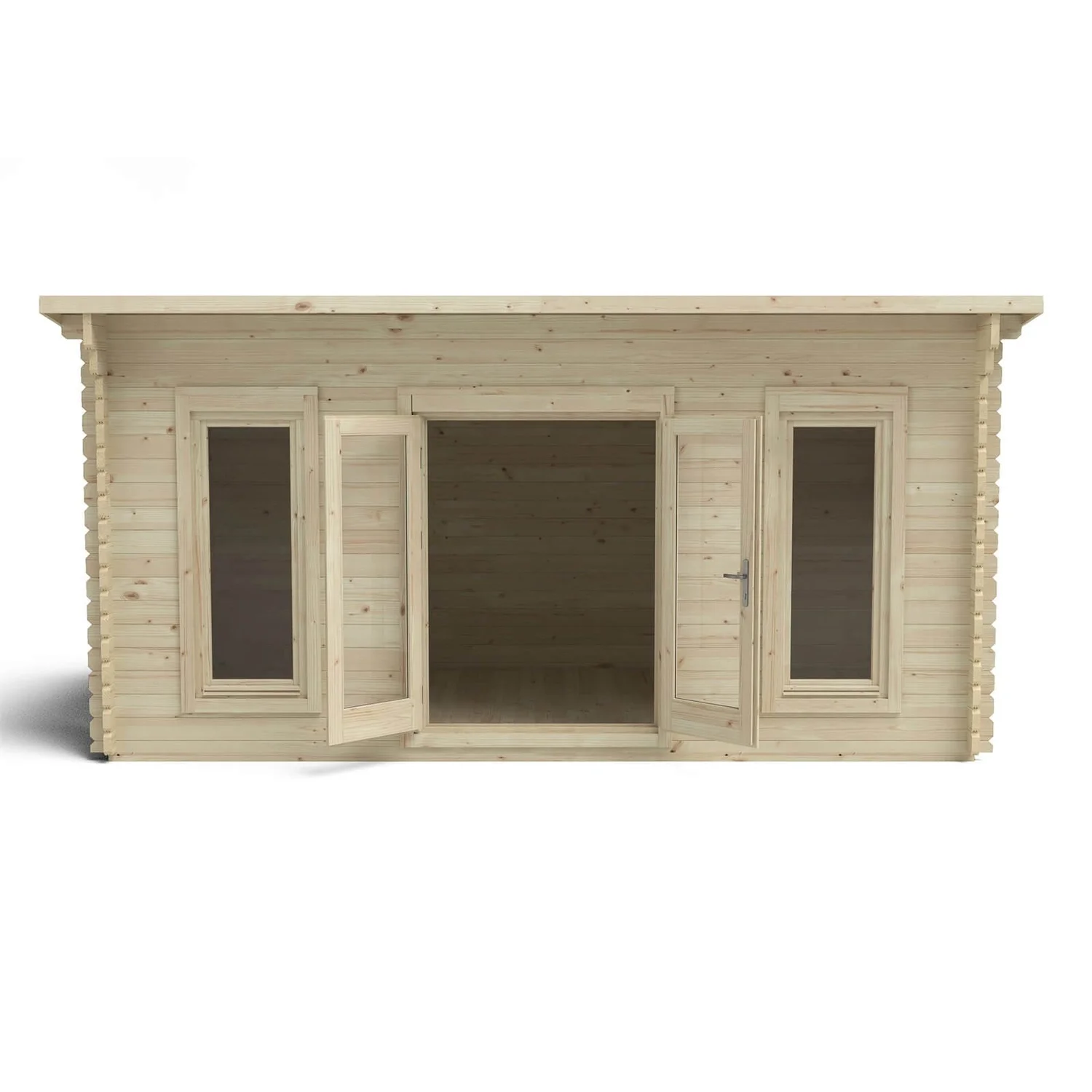 Forest Elmley 5.0m X 3.0m Log Cabin Double Glazed 24kg Polyester Felt, Plus Underlay 5 Forest Elmley 5.0m X 3.0m Log Cabin Double Glazed 24kg Polyester Felt, Plus Underlay - Image 3
