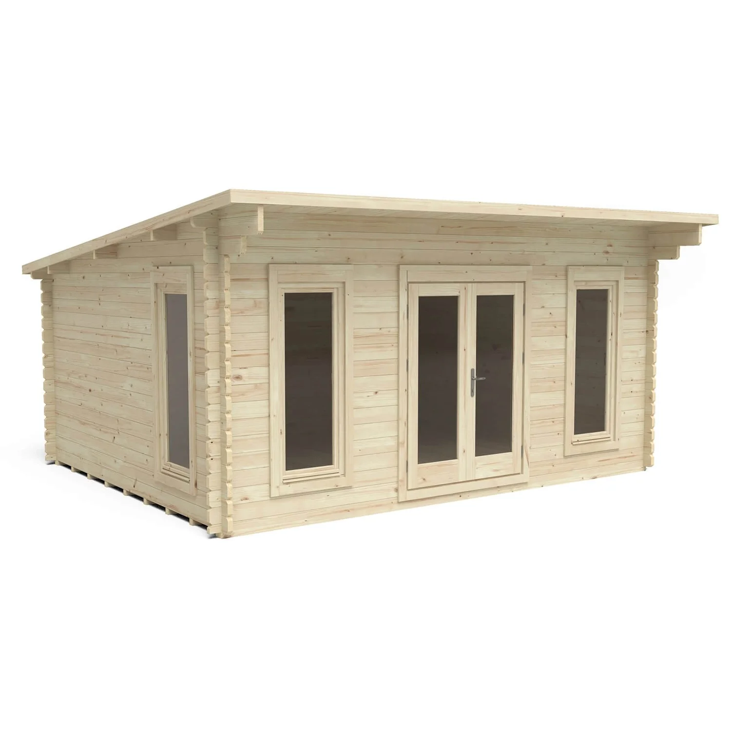 Forest Mendip 5.0m X 4.0m Log Cabin Double Glazed, 24kg Polyester Felt, No Underlay 4 Forest Mendip 5.0m X 4.0m Log Cabin Double Glazed, 24kg Polyester Felt, No Underlay - Image 2