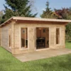 Forest Mendip 5.0m X 4.0m Log Cabin Double Glazed, 34kg Polyester Felt, Plus Underlay 1 Forest Mendip 5.0m X 4.0m Log Cabin Double Glazed, 34kg Polyester Felt, Plus Underlay -Elise Bloom 12832919 7694831965496227