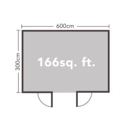 Forest Arley 6.0m X 3.0m Cabin Double Glazed 24kg Polyester Felt, No Underlay 13 Forest Arley 6.0m X 3.0m Cabin Double Glazed 24kg Polyester Felt, No Underlay -Elise Bloom 12832929 2334833199685019