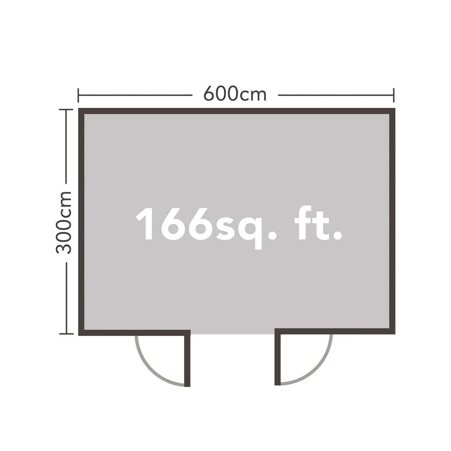 Forest Arley 6.0m X 3.0m Cabin Double Glazed 24kg Polyester Felt, No Underlay 8 Forest Arley 6.0m X 3.0m Cabin Double Glazed 24kg Polyester Felt, No Underlay - Image 6