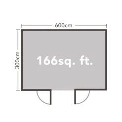 Forest Arley 6.0m X 3.0m Cabin Double Glazed 34kg Polyester Felt, Plus Underlay 13 Forest Arley 6.0m X 3.0m Cabin Double Glazed 34kg Polyester Felt, Plus Underlay -Elise Bloom 12832933 1964833199297326