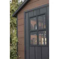 Keter Newton 7.5 X 9ft Outdoor Plastic Garden Storage Shed - Brown 18 Keter Newton 7.5 X 9ft Outdoor Plastic Garden Storage Shed - Brown -Elise Bloom 12833042 1914843484659095