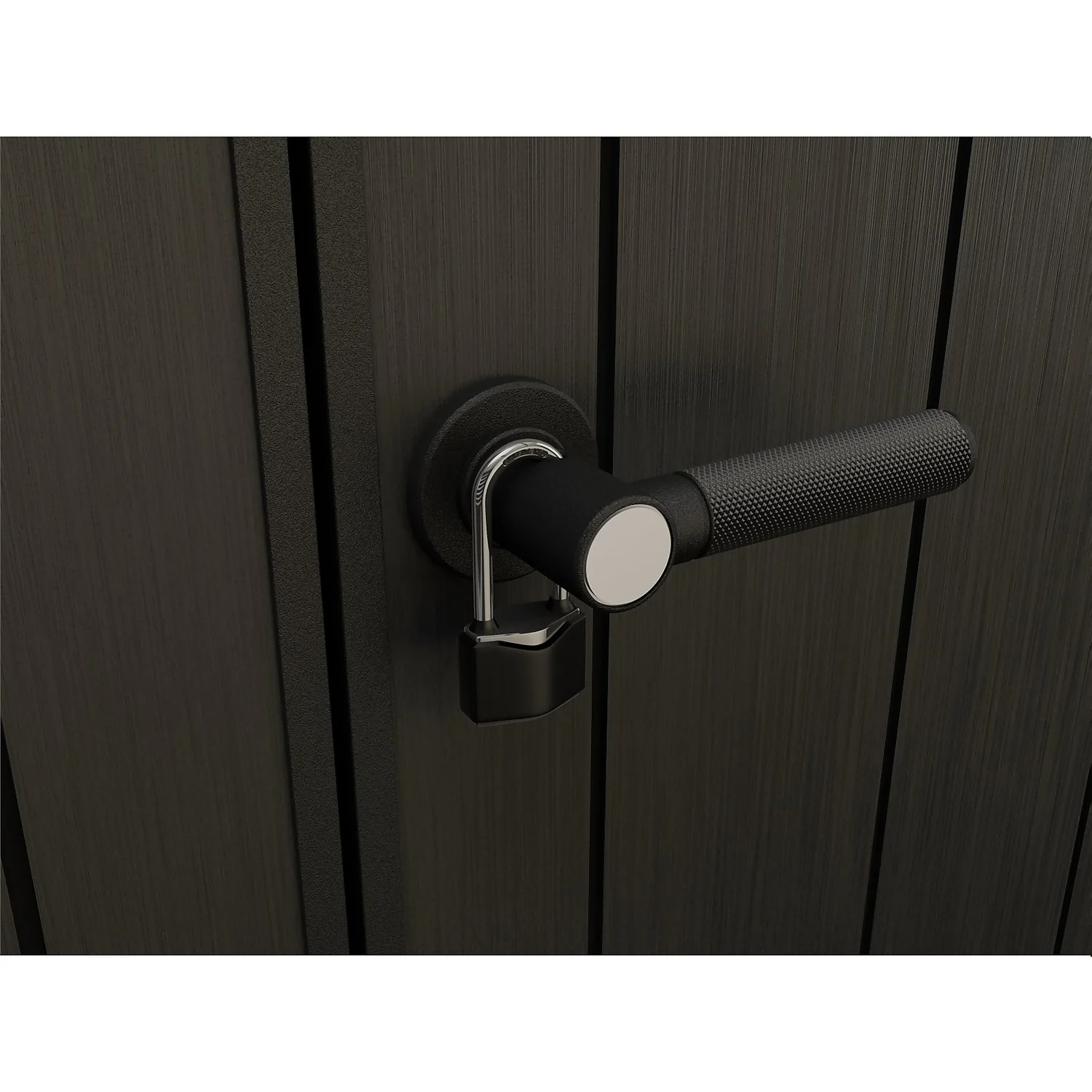 Keter Newton 7.5 X 9ft Outdoor Plastic Garden Storage Shed - Brown 7 Keter Newton 7.5 X 9ft Outdoor Plastic Garden Storage Shed - Brown - Image 5