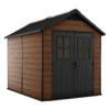 Keter Newton 7.5 X 9ft Outdoor Plastic Garden Storage Shed - Brown 2 Keter Newton 7.5 X 9ft Outdoor Plastic Garden Storage Shed - Brown -Elise Bloom 12833042 9934899308780211