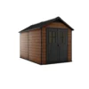 Keter Newton 7.5 X 11ft Outdoor Plastic Garden Storage Shed - Brown