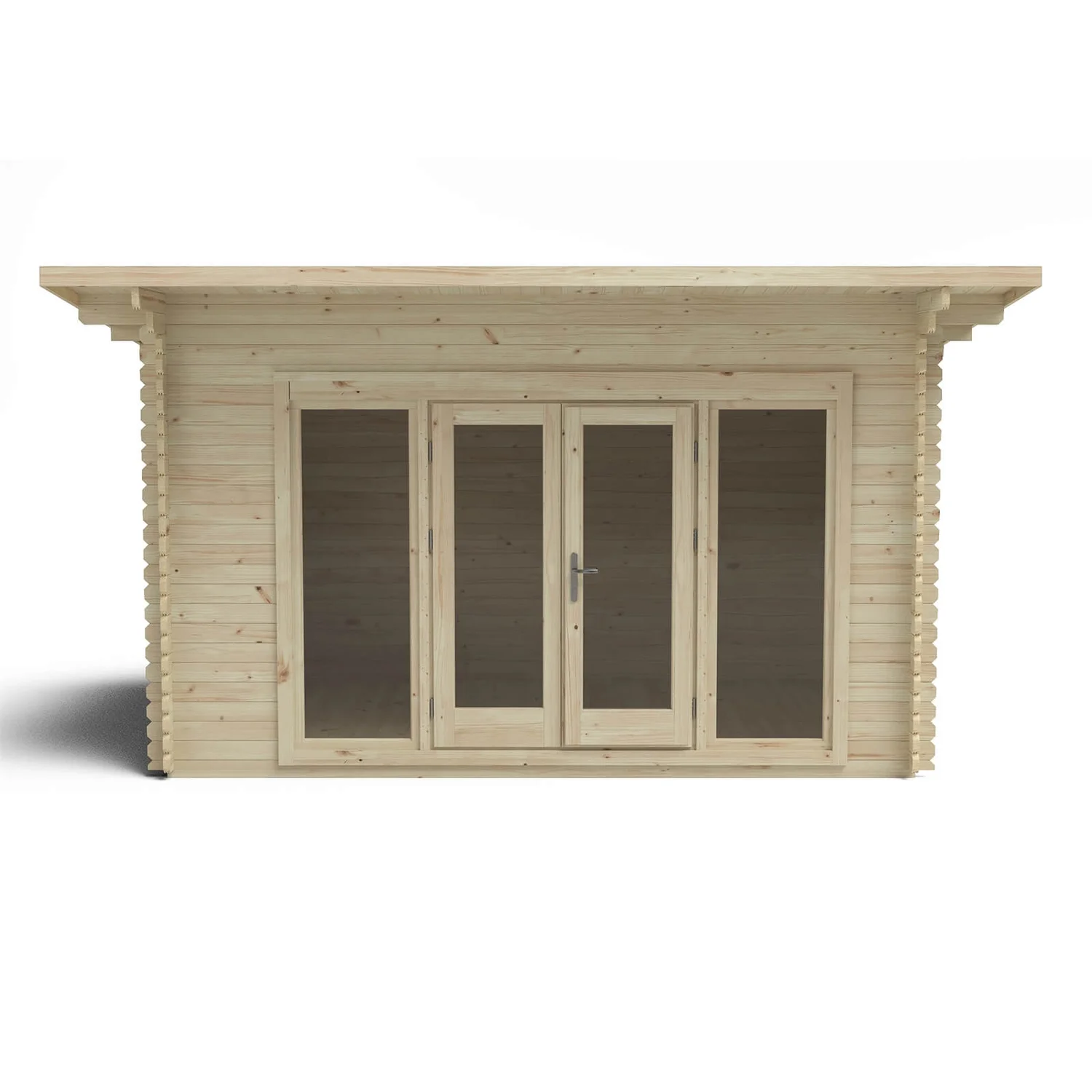 Forest Melbury 4.0m X 3.0m Log Cabin Single Glazed 24kg Polyester Felt, No Underlay - Installation Included 4 Forest Melbury 4.0m X 3.0m Log Cabin Single Glazed 24kg Polyester Felt, No Underlay - Installation Included - Image 2