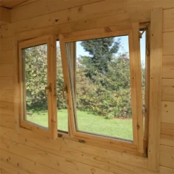 Forest Melbury 4.0m X 3.0m Log Cabin Double Glazed 24kg Polyester Felt, Plus Underlay - Installation Included -Elise Bloom 12833111 3054833196395213