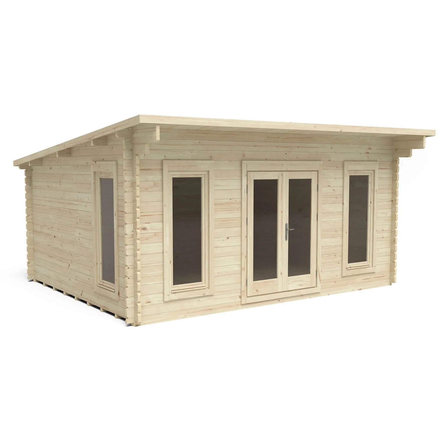 Forest Mendip 5.0m X 4.0m Log Cabin Double Glazed, 34kg Polyester Felt, Plus Underlay - Installation Included 3 Forest Mendip 5.0m X 4.0m Log Cabin Double Glazed, 34kg Polyester Felt, Plus Underlay - Installation Included